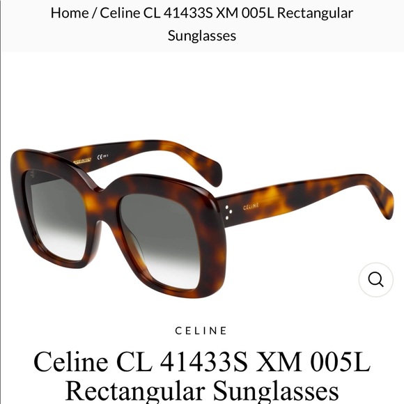 Celine Sunglasses CL 41433S XM 005L -  BRAND NEW - Picture 1 of 10